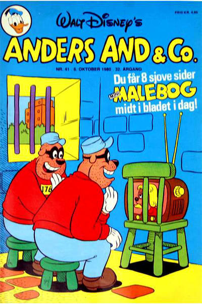 Cover for Anders And & Co. (Egmont, 1949 series) #41/1980