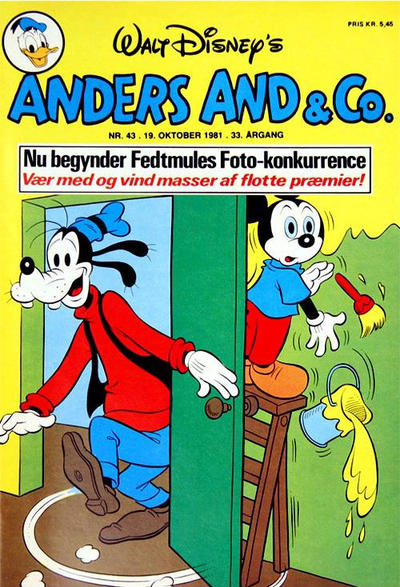 Cover for Anders And & Co. (Egmont, 1949 series) #43/1981