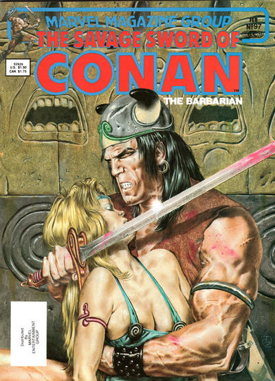 Cover for The Savage Sword of Conan (Marvel, 1974 series) #97 [Direct]