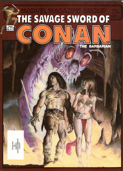 Cover for The Savage Sword of Conan (Marvel, 1974 series) #94 [Direct]