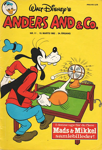 Cover for Anders And & Co. (Egmont, 1949 series) #11/1982