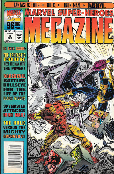 Cover for Marvel Super-Heroes Megazine (Marvel, 1994 series) #3 [Newsstand]