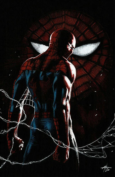 Cover for Amazing Spider-Man (Marvel, 2018 series) #46 (847) [Variant Edition - Unknown Comics Exclusive - Gabriele Dell'Otto Virgin Cover]