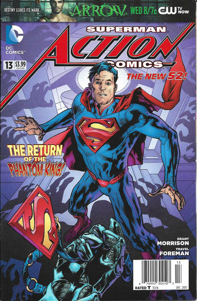 Cover for Action Comics (DC, 2011 series) #13 [Newsstand]