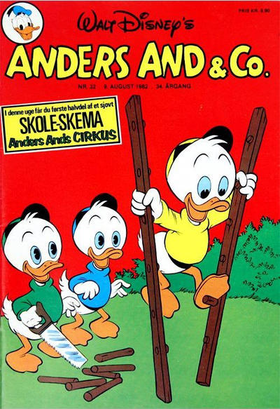 Cover for Anders And & Co. (Egmont, 1949 series) #32/1982