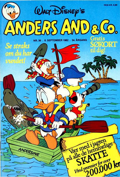 Cover for Anders And & Co. (Egmont, 1949 series) #36/1982