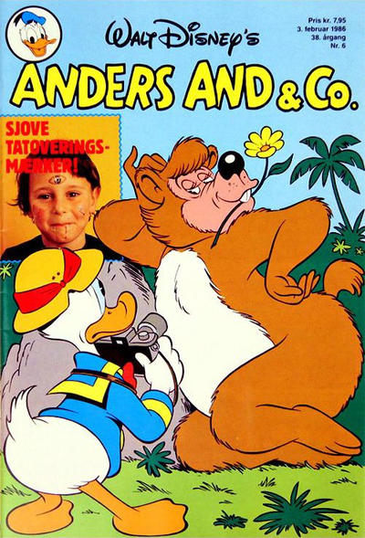 Cover for Anders And & Co. (Egmont, 1949 series) #6/1986