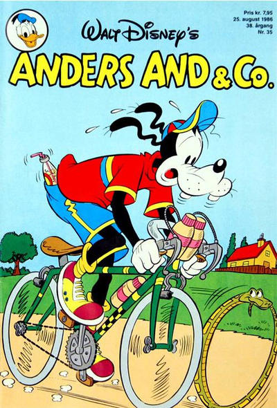 Cover for Anders And & Co. (Egmont, 1949 series) #35/1986