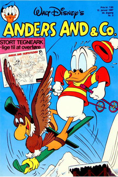 Cover for Anders And & Co. (Egmont, 1949 series) #3/1987