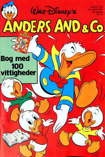 Cover for Anders And & Co. (Egmont, 1949 series) #14/1987