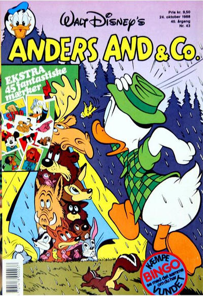 Cover for Anders And & Co. (Egmont, 1949 series) #43/1988