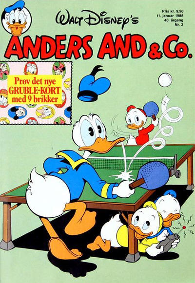 Cover for Anders And & Co. (Egmont, 1949 series) #2/1988