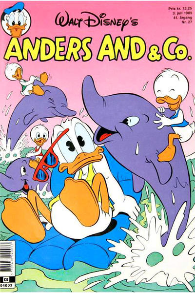 Cover for Anders And & Co. (Egmont, 1949 series) #27/1989