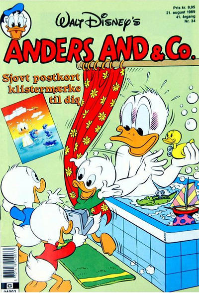 Cover for Anders And & Co. (Egmont, 1949 series) #34/1989