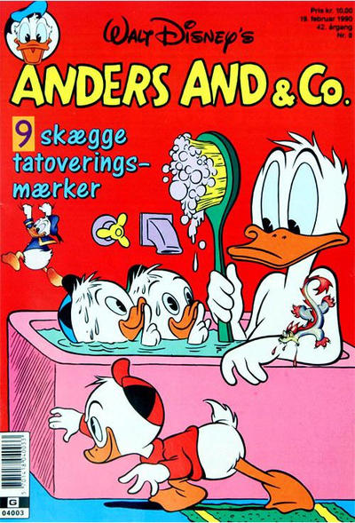 Cover for Anders And & Co. (Egmont, 1949 series) #8/1990