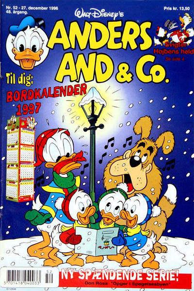 Cover for Anders And & Co. (Egmont, 1949 series) #52/1996