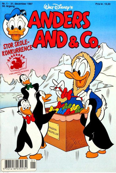 Cover for Anders And & Co. (Egmont, 1949 series) #1/1998