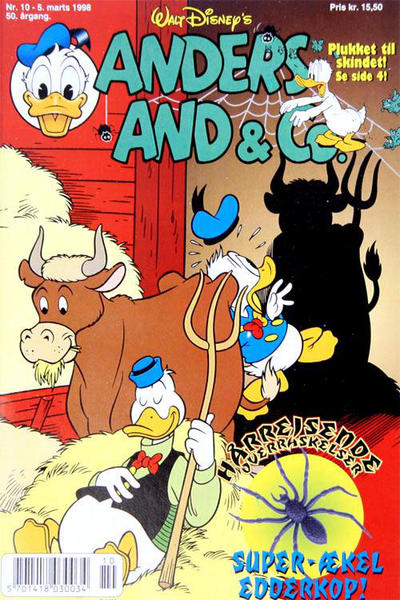 Cover for Anders And & Co. (Egmont, 1949 series) #10/1998
