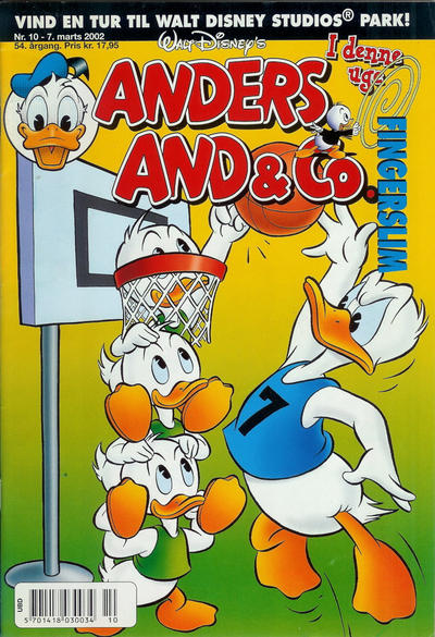 Cover for Anders And & Co. (Egmont, 1949 series) #10/2002