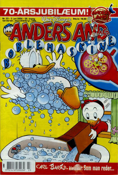 Cover for Anders And & Co. (Egmont, 1949 series) #23/2004