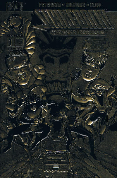 Cover for Strikeback! (Malibu, 1994 series) #1 [Gold Foil Edition]