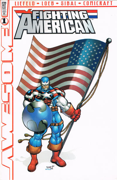 Cover for Fighting American (Awesome, 1997 series) #1 [Ed McGuinness Cover]