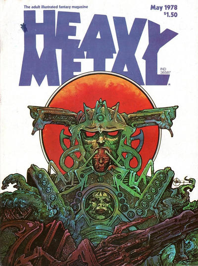 Cover for Heavy Metal Magazine (Heavy Metal, 1977 series) #v2#1 [Newsstand]