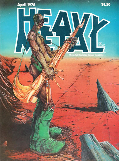 Cover for Heavy Metal Magazine (Heavy Metal, 1977 series) #v1#13