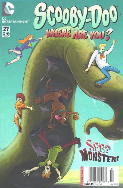 Cover for Scooby-Doo, Where Are You? (DC, 2010 series) #27 [Newsstand]