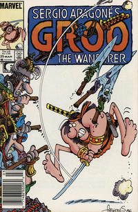 Cover Thumbnail for Sergio Aragonés Groo the Wanderer (Marvel, 1985 series) #25 [Newsstand]
