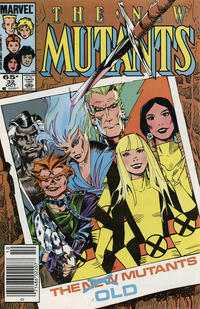 Cover for The New Mutants (Marvel, 1983 series) #32 [Newsstand]