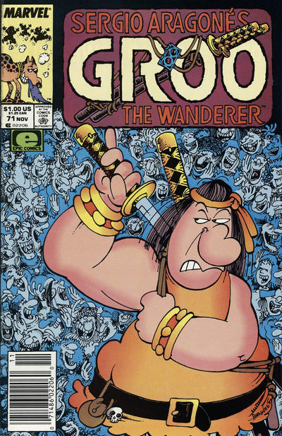 Cover for Sergio Aragonés Groo the Wanderer (Marvel, 1985 series) #71 [Newsstand]