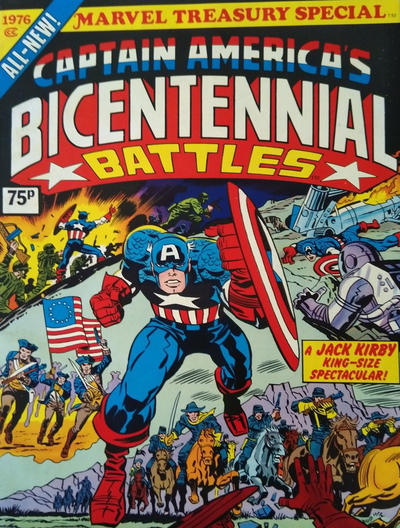 Cover for Marvel Treasury Special Featuring Captain America's Bicentennial Battles (Marvel, 1976 series) #1 [British]