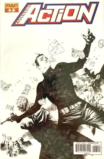Cover for Codename: Action (Dynamite Entertainment, 2013 series) #3 [Jae Lee B&W Cover]