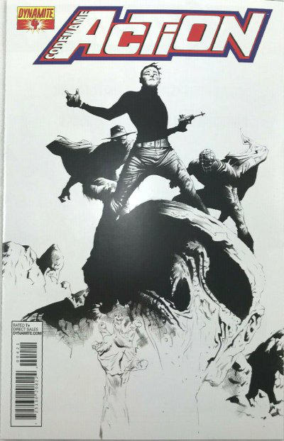 Cover for Codename: Action (Dynamite Entertainment, 2013 series) #4 [Jae Lee B&W Cover]