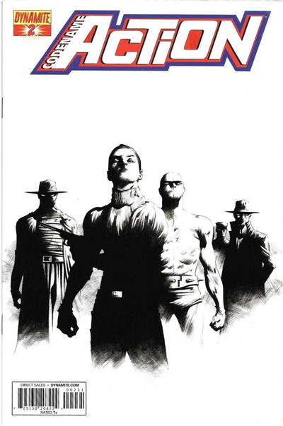 Cover for Codename: Action (Dynamite Entertainment, 2013 series) #2 [Jae Lee B&W Cover]