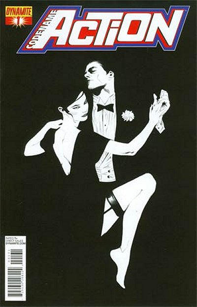 Cover for Codename: Action (Dynamite Entertainment, 2013 series) #1 [Jae Lee B&W Cover]