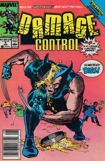 Cover for Damage Control (Marvel, 1989 series) #4 [Newsstand]