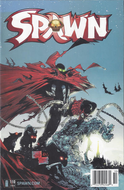 Cover for Spawn (Image, 1992 series) #110 [Newsstand]