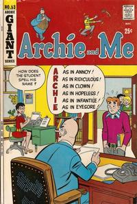 Cover for Archie and Me (Archie, 1964 series) #53