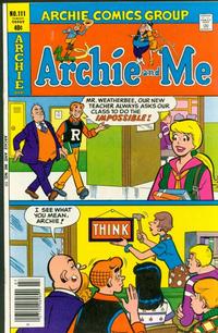 Cover Thumbnail for Archie and Me (Archie, 1964 series) #111