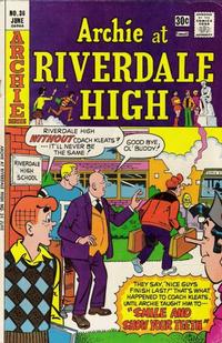 Cover for Archie at Riverdale High (Archie, 1972 series) #36