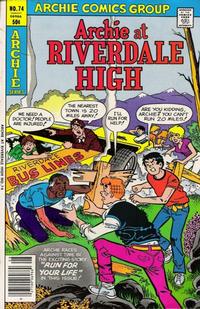 Cover Thumbnail for Archie at Riverdale High (Archie, 1972 series) #74