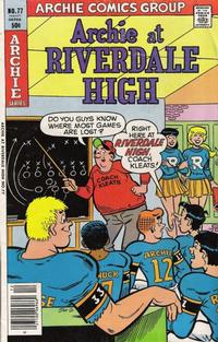 Cover Thumbnail for Archie at Riverdale High (Archie, 1972 series) #77