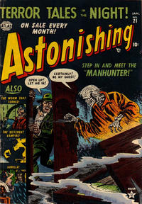 Cover for Astonishing (Marvel, 1951 series) #21