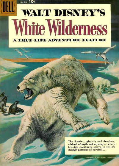 Cover for Four Color (Dell, 1942 series) #943 - Walt Disney's White Wilderness