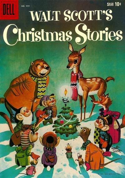 Cover for Four Color (Dell, 1942 series) #959 - Walt Scott's Christmas Stories