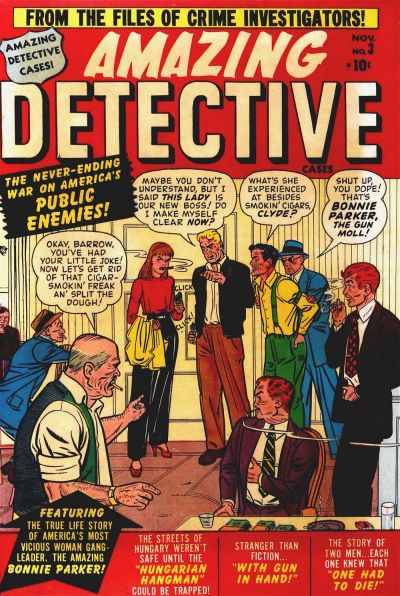 Cover for Amazing Detective Cases (Marvel, 1950 series) #3