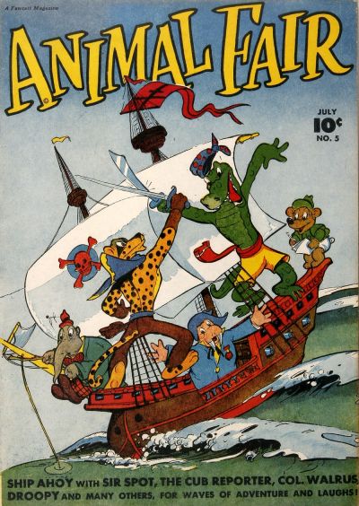 Cover for Animal Fair (Fawcett, 1946 series) #5