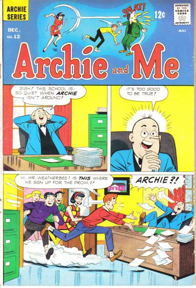 Cover for Archie and Me (Archie, 1964 series) #12